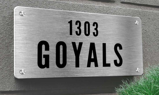 Tin Sheet Name Plate